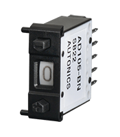 Black Thumbwheel Switch (AD105-BN)