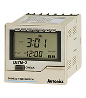 110 to 220 Volt (V) Alternating Current (AC) Voltage and -10 to 55 Degree Celsius (ºC) Environment Ambient Temperature Timer (LE7M-2)
