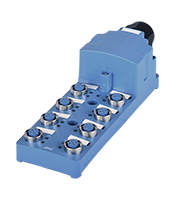 Positive Negative Positive (PNP) Input Logic, 12 to 24 Volt (V) Direct Current (DC) Voltage, and 8 Ports Distribution Box (PT8-P3DP5)