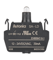 12 to 30 Volt (V) Light Emitting Diode (LED) Block Alternating Current (AC) Voltage Contact Block (SA-LD)
