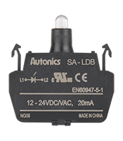 12 to 30 Volt (V) Light Emitting Diode (LED) Block Alternating Current (AC) Voltage Blue Contact Block (SA-LDB)