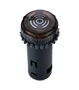 12 to 24 Volt (V) Direct Current (DC) Voltage and Red Light Emitting Diode (LED) Operation Indicator Buzzer (B2NB-B1D-R)