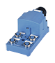 Positive Negative Positive (PNP) Input Logic, 12 to 24 Volt (V) Direct Current (DC) Voltage, and 4 Ports Distribution Box (PT4-S3DP5)