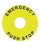 D80 x d25 Large Electric Switch Nameplate (SA-NL)