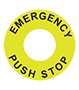 D60 x d25 Small Electric Switch Nameplate (SA-NS)
