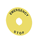 Name plate (Diameter 90, STOP) Safety Switch (SF2ER-B)